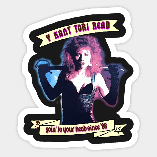 Y Kant Tori Read Sticker by RabbitWithFangs